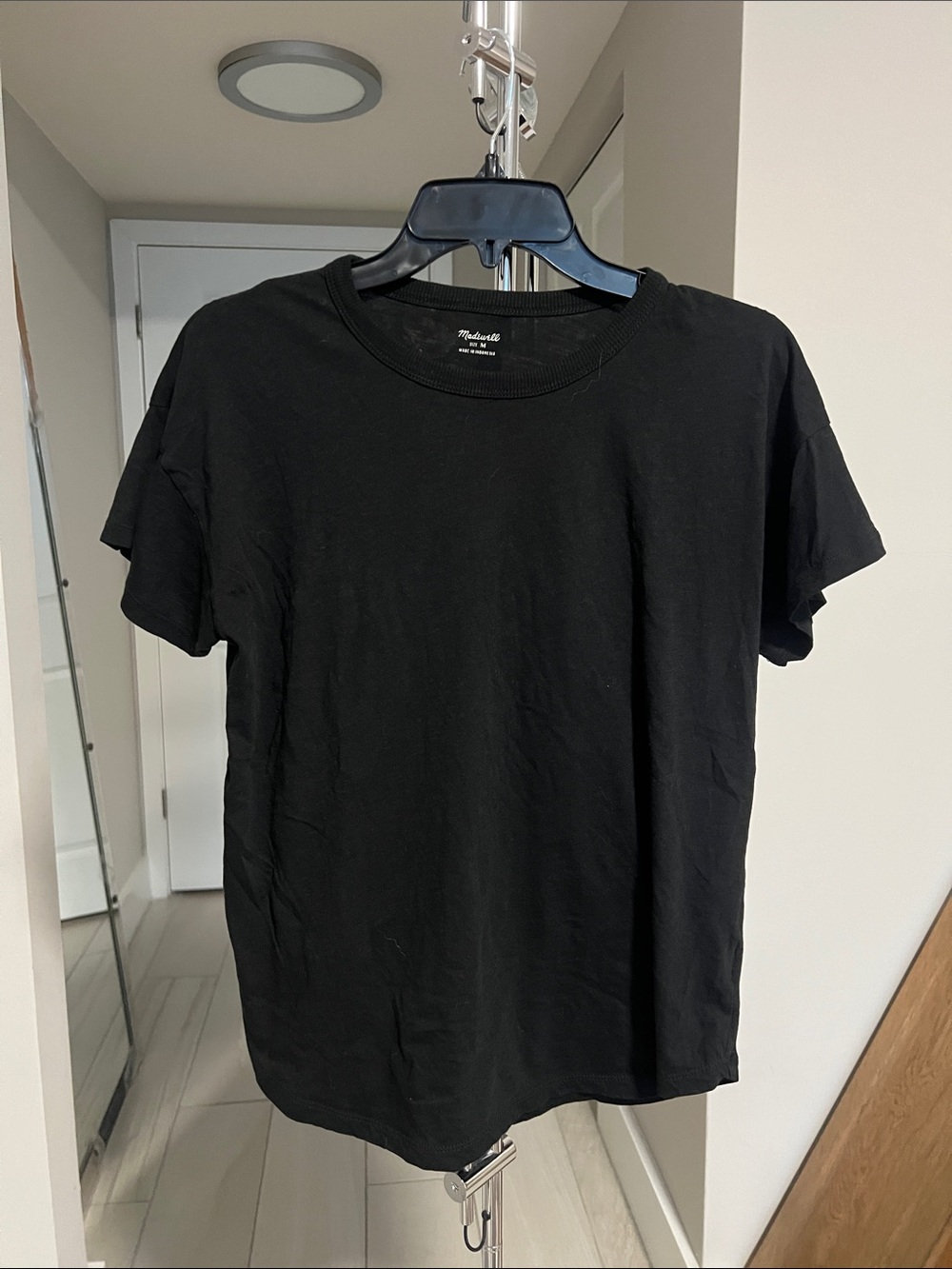 Madewell Black Short-Sleeve Crew Tee
